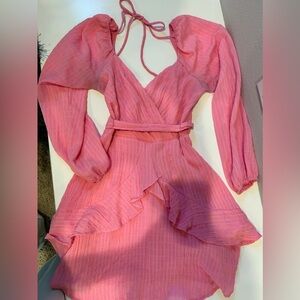 Pink bow 🎀 francessca’s dress-Size small
